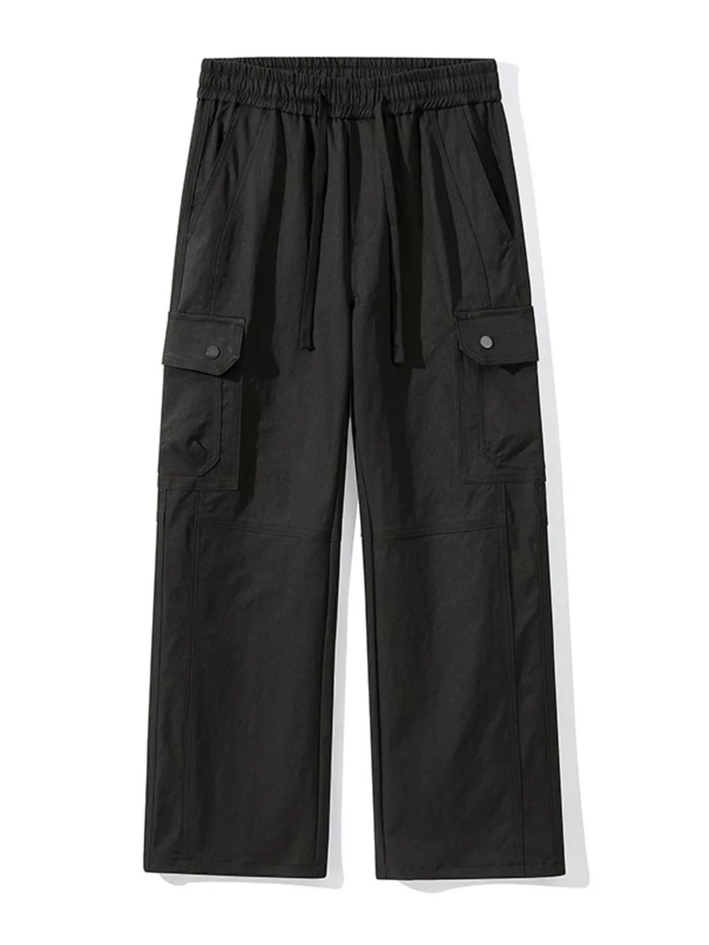 Men's Full Size Drawstring Cargo Wide Leg Pants Plus Size