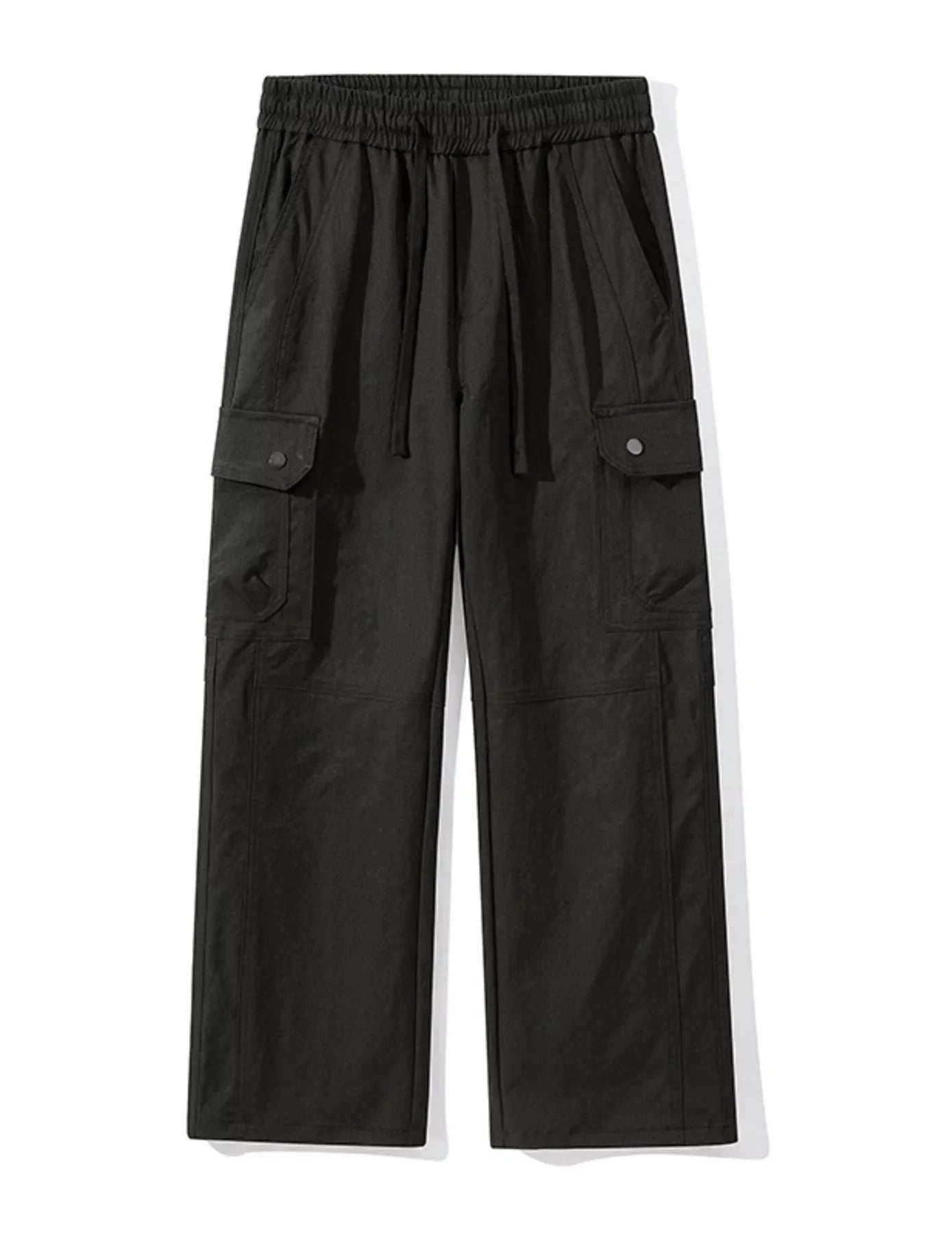 Men's Full Size Drawstring Cargo Wide Leg Pants Plus Size