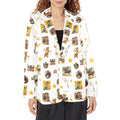 Baha Ranch Vintage Cowgirl Collage Women's Western Blazer in White