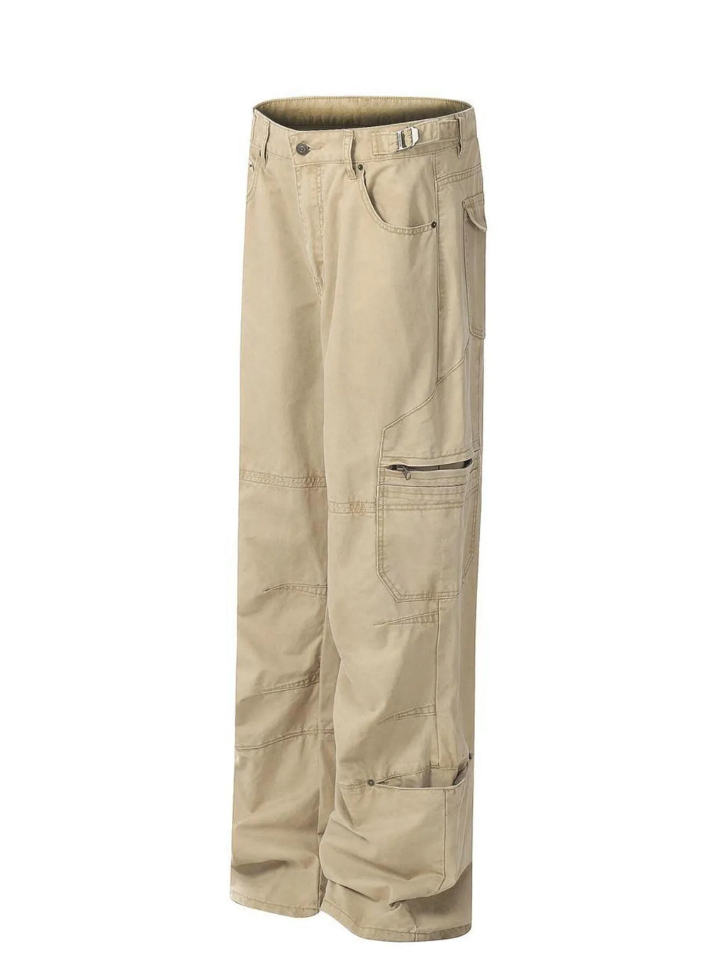 Men's Vintage Wide Leg Cargo Jeans