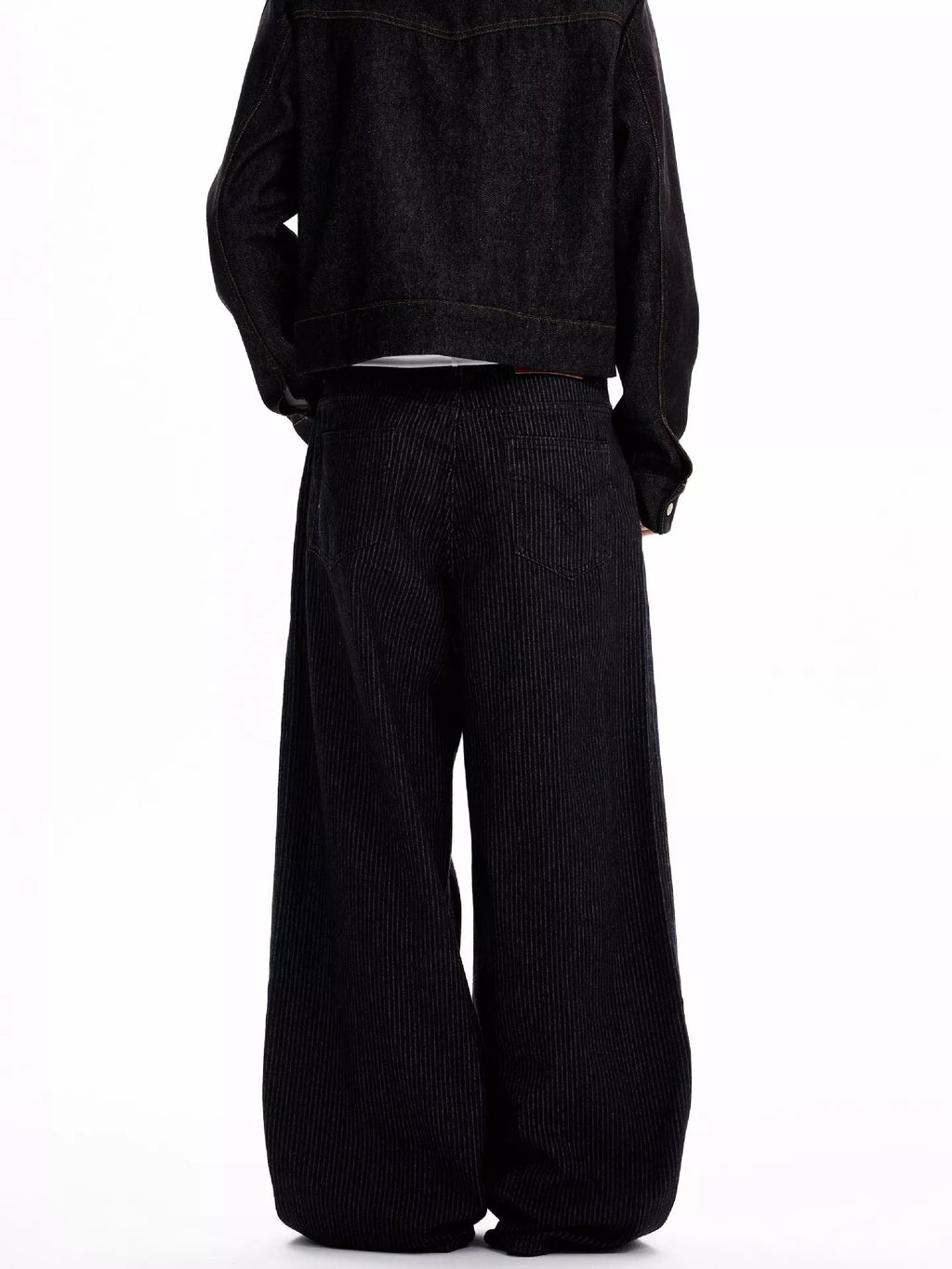 Men's Full Size Button Fly Wide Leg Jeans Plus Size
