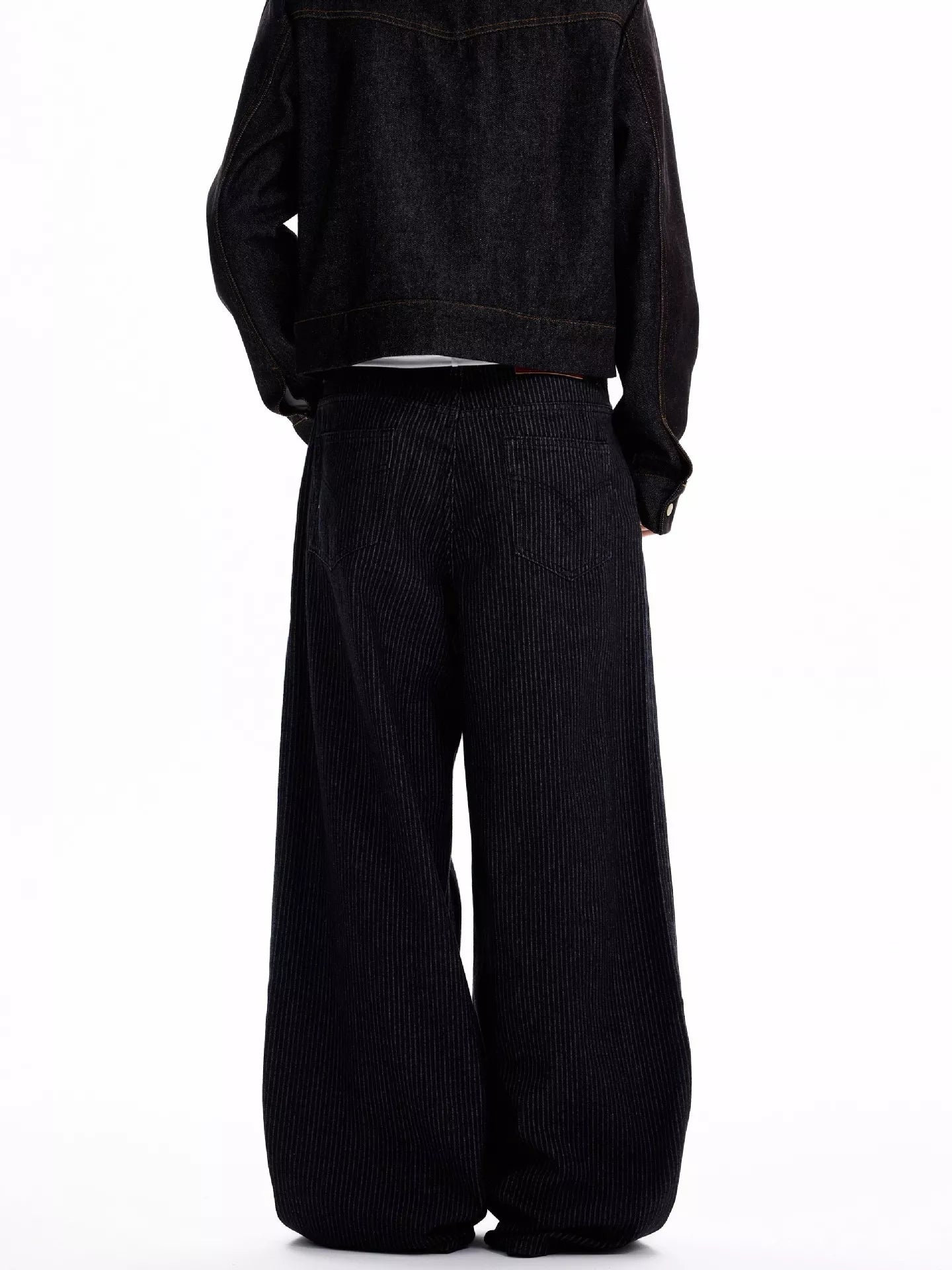 Men's Full Size Button Fly Wide Leg Jeans Plus Size
