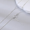925 Sterling Silver Chain Adjustable Necklace