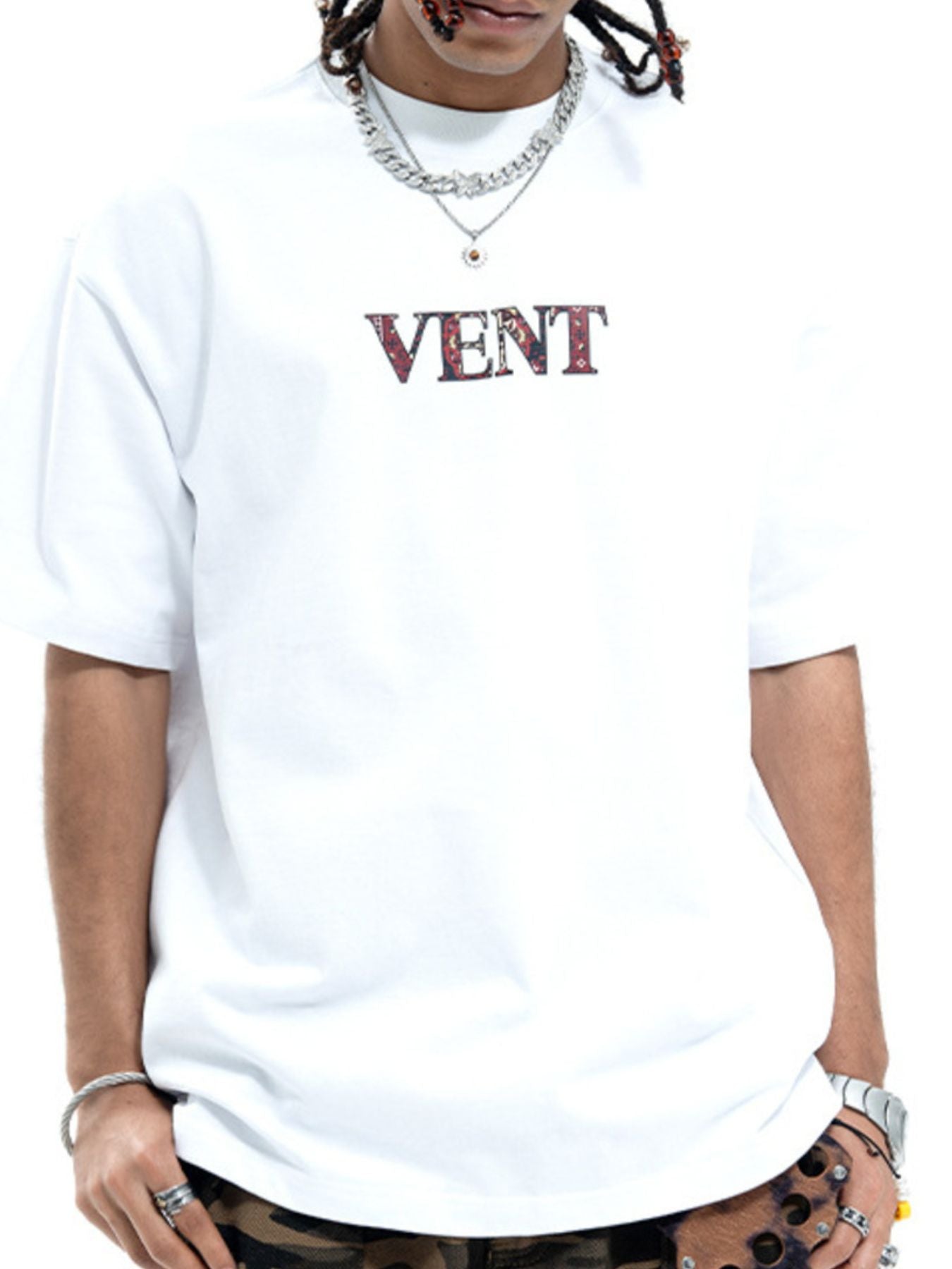 Men's Graphic Round Neck Oversized T-Shirt