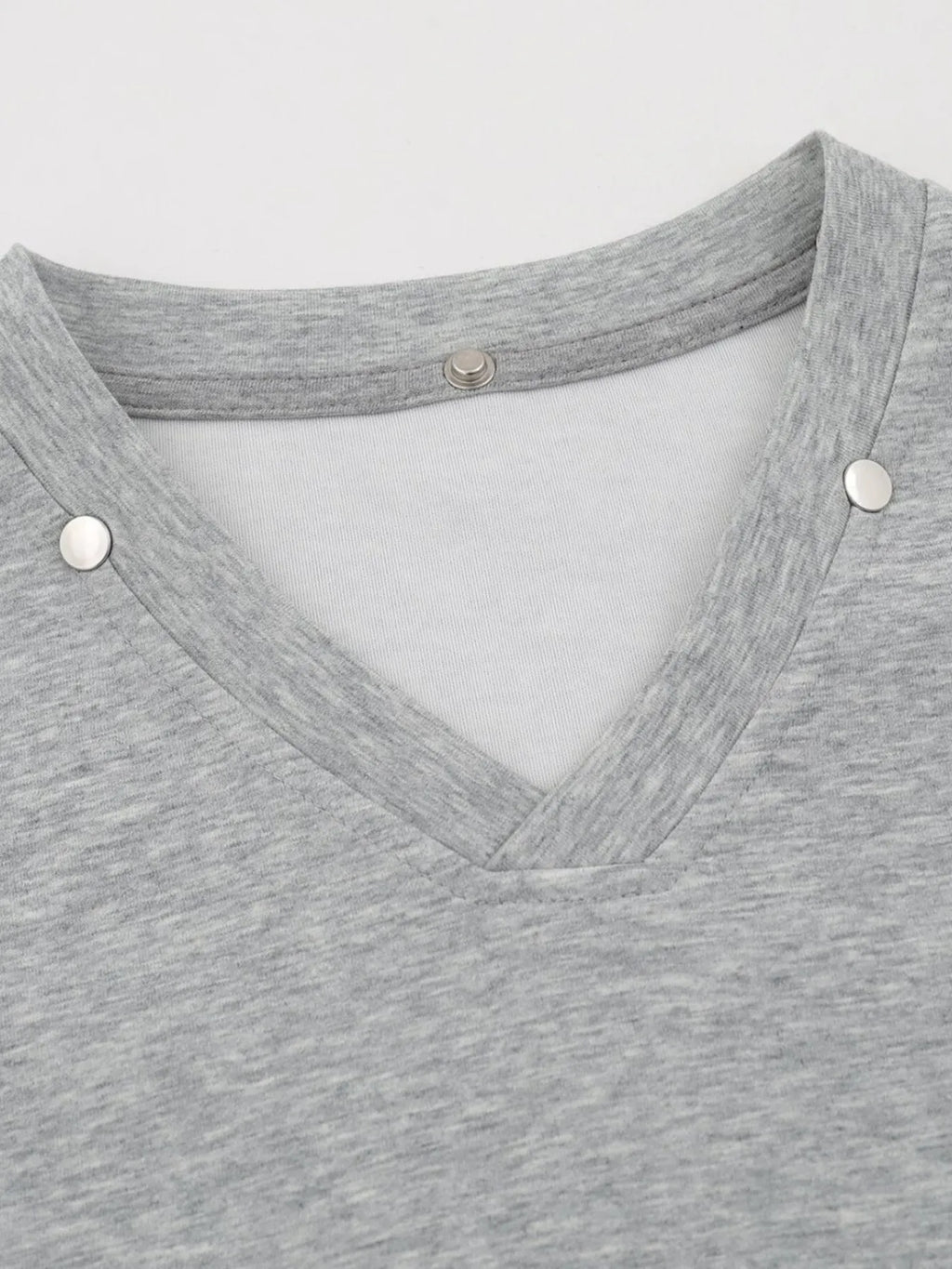 Men's Detachable Collar Short Sleeve Top