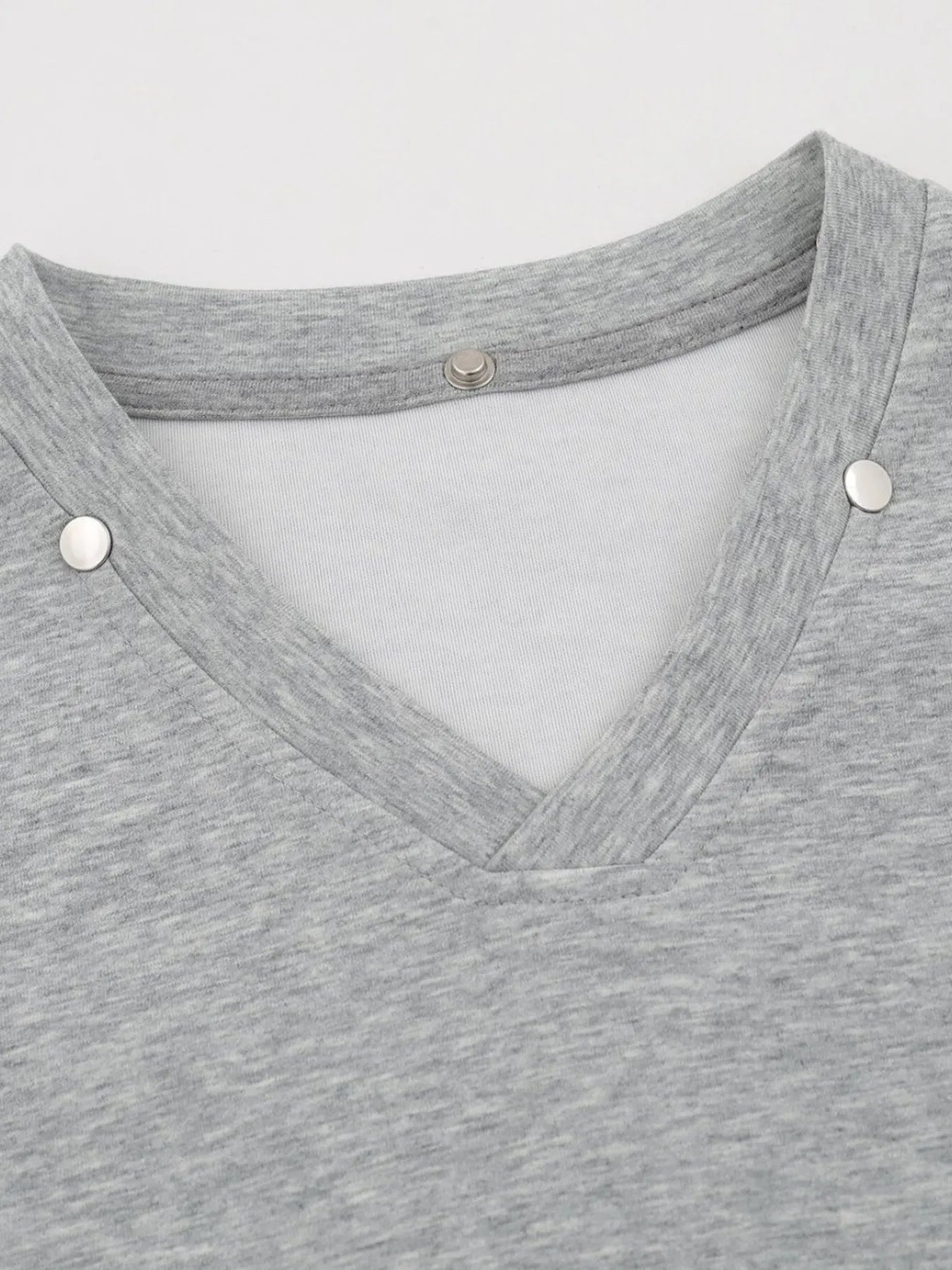 Men's Detachable Collar Short Sleeve Top