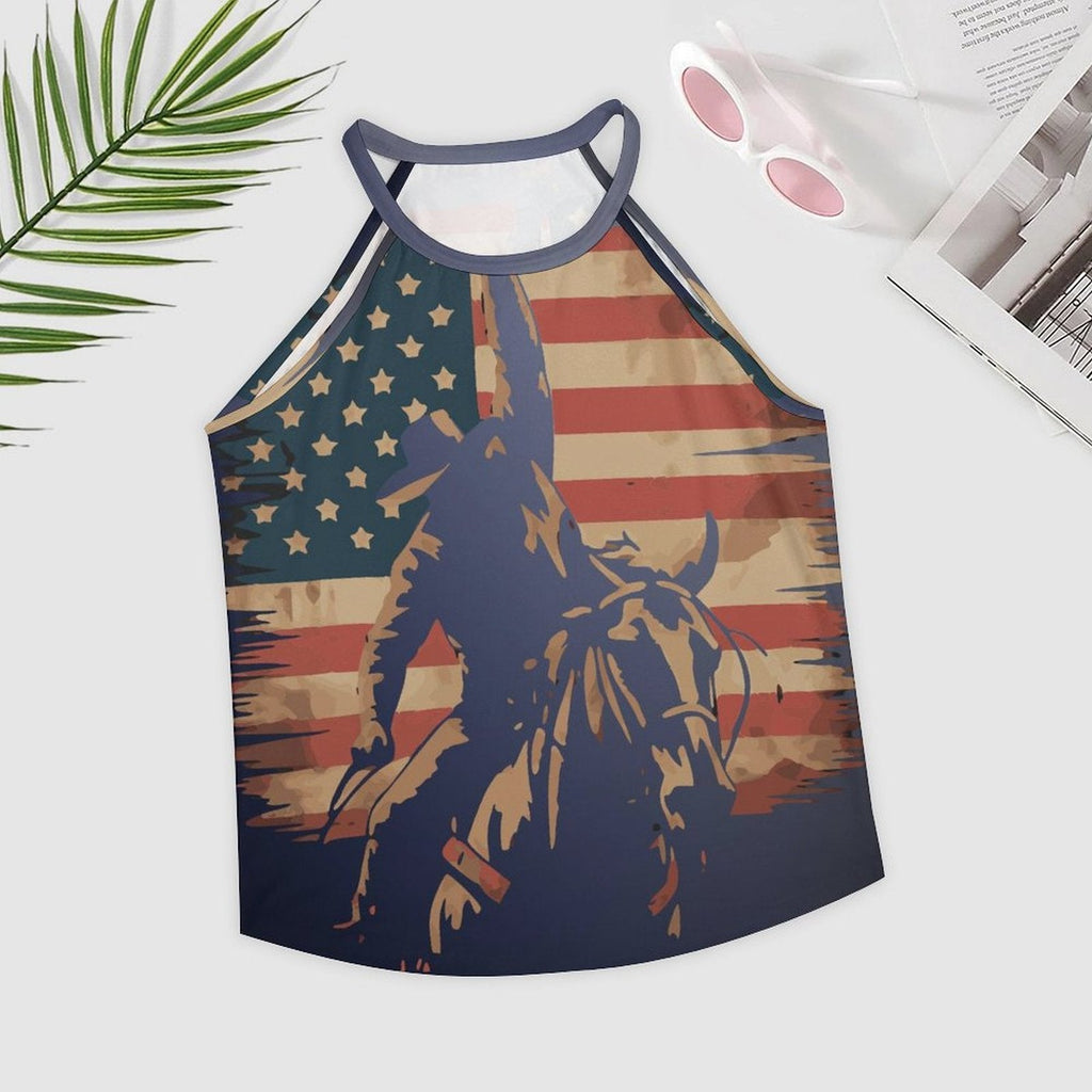 Baha Ranch American Cowboy Tank Top