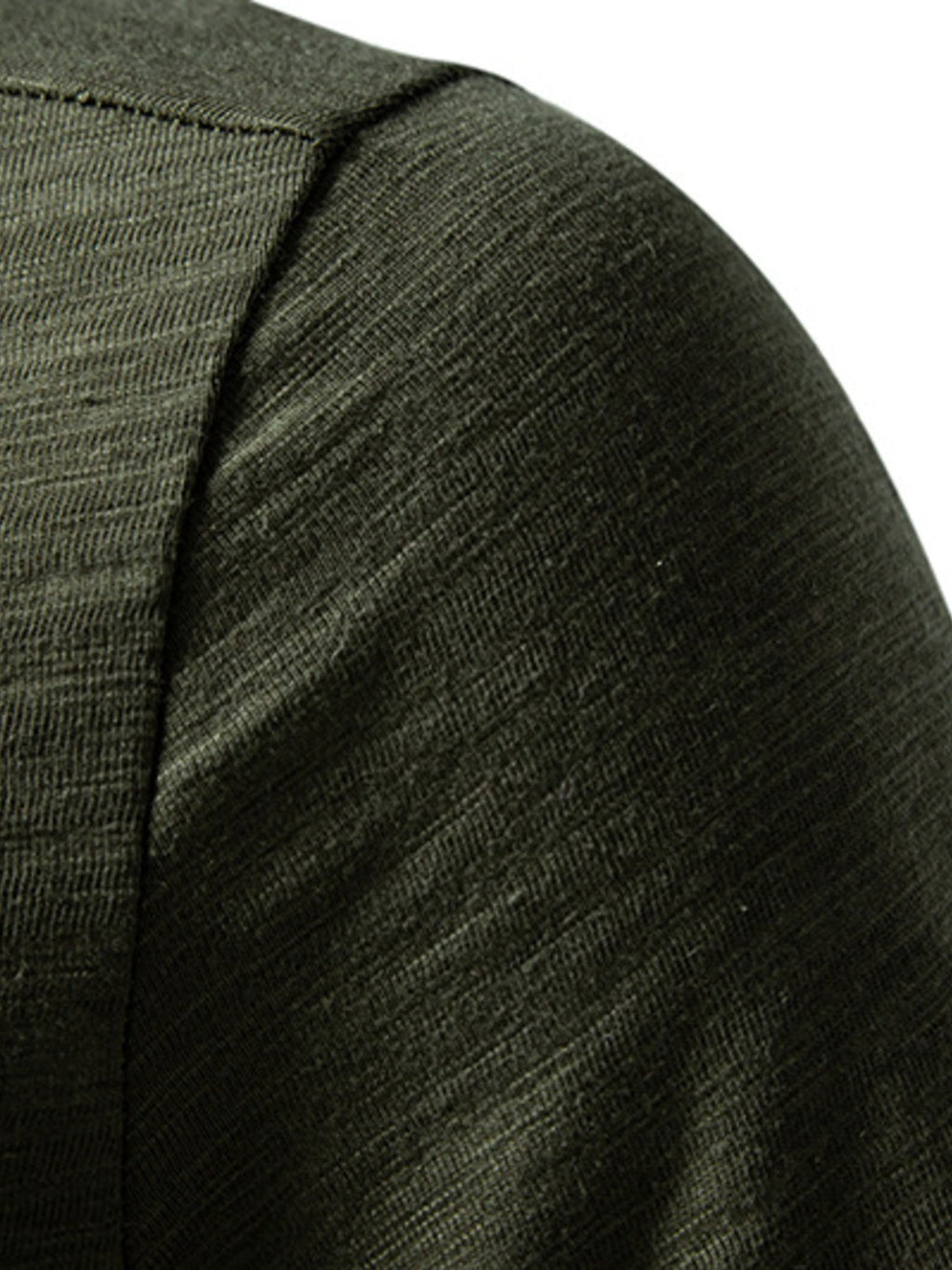 Men's Casual Button Detail T-Shirt