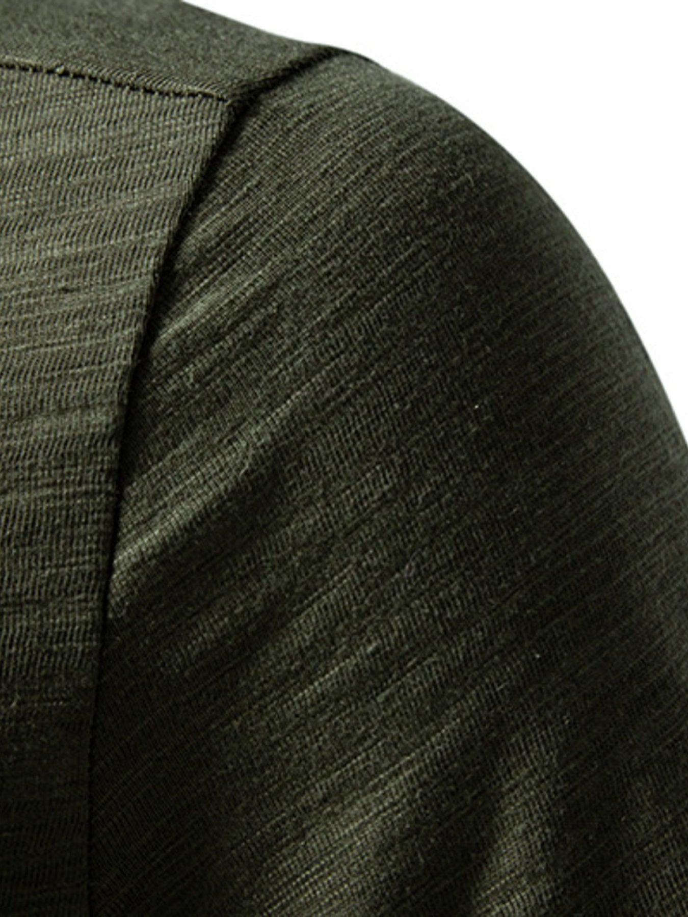 Men's Casual Button Detail T-Shirt