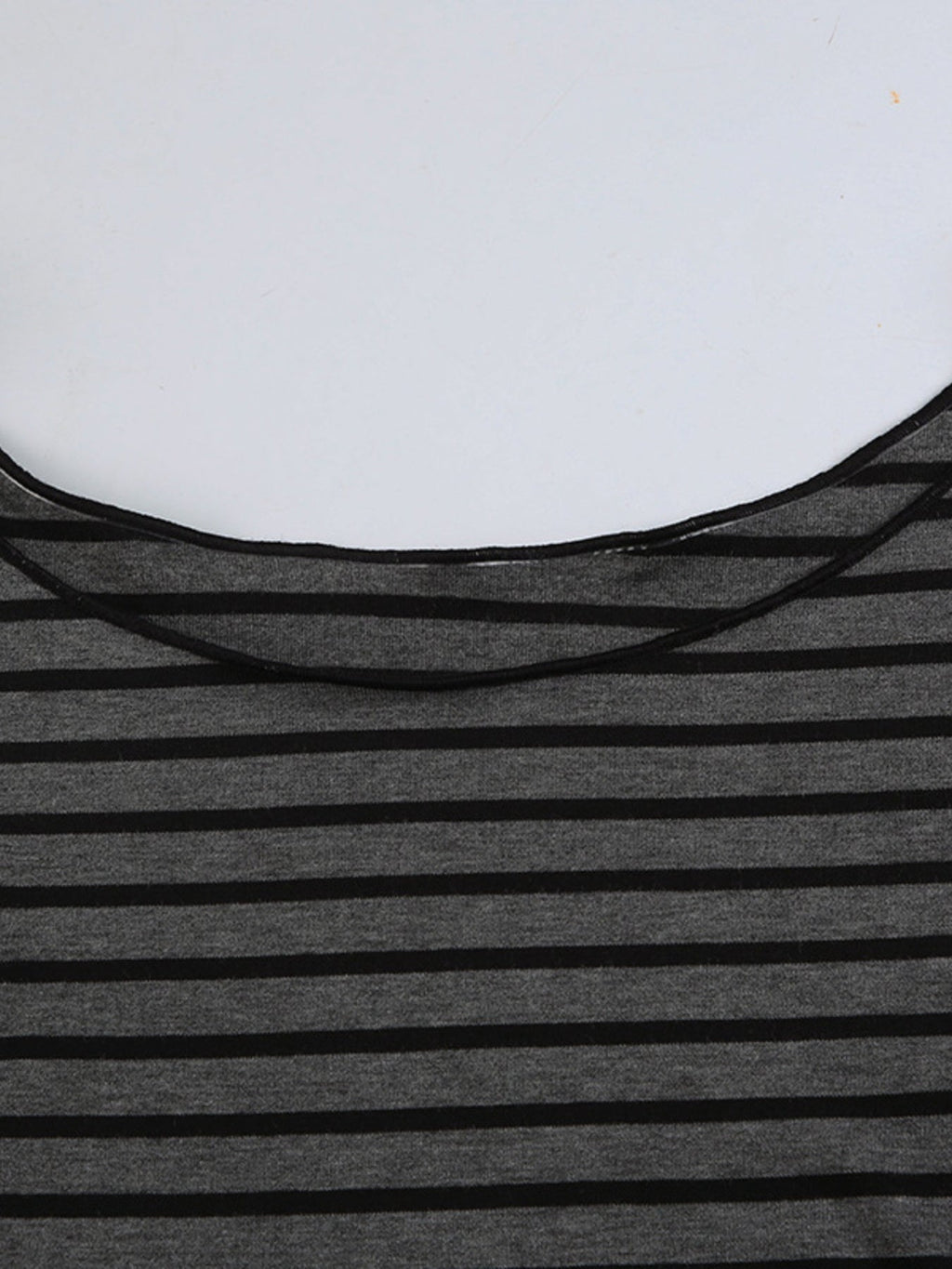 Striped Boat Neck Long Sleeve T-Shirt
