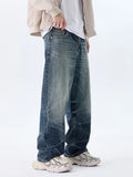 Men's Plus Size Wide Leg Jeans