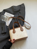 Embossed Pattern Crossbody Bag