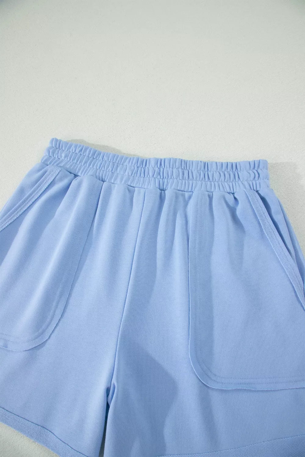 Casual Polo Collar Sleeveless Top and Shorts Set