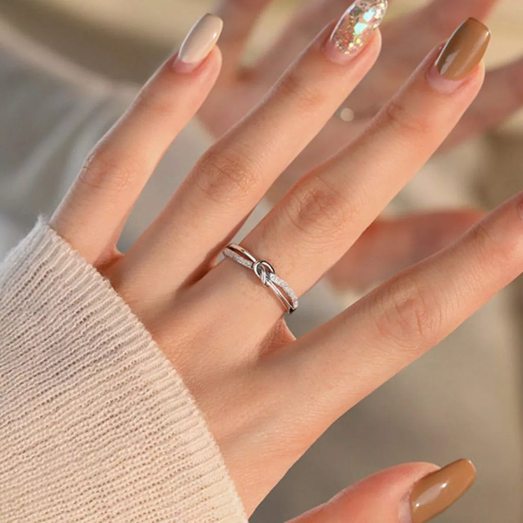 925 Sterling Silver Knot Ring