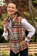 Rosey Vest Multi Plaid