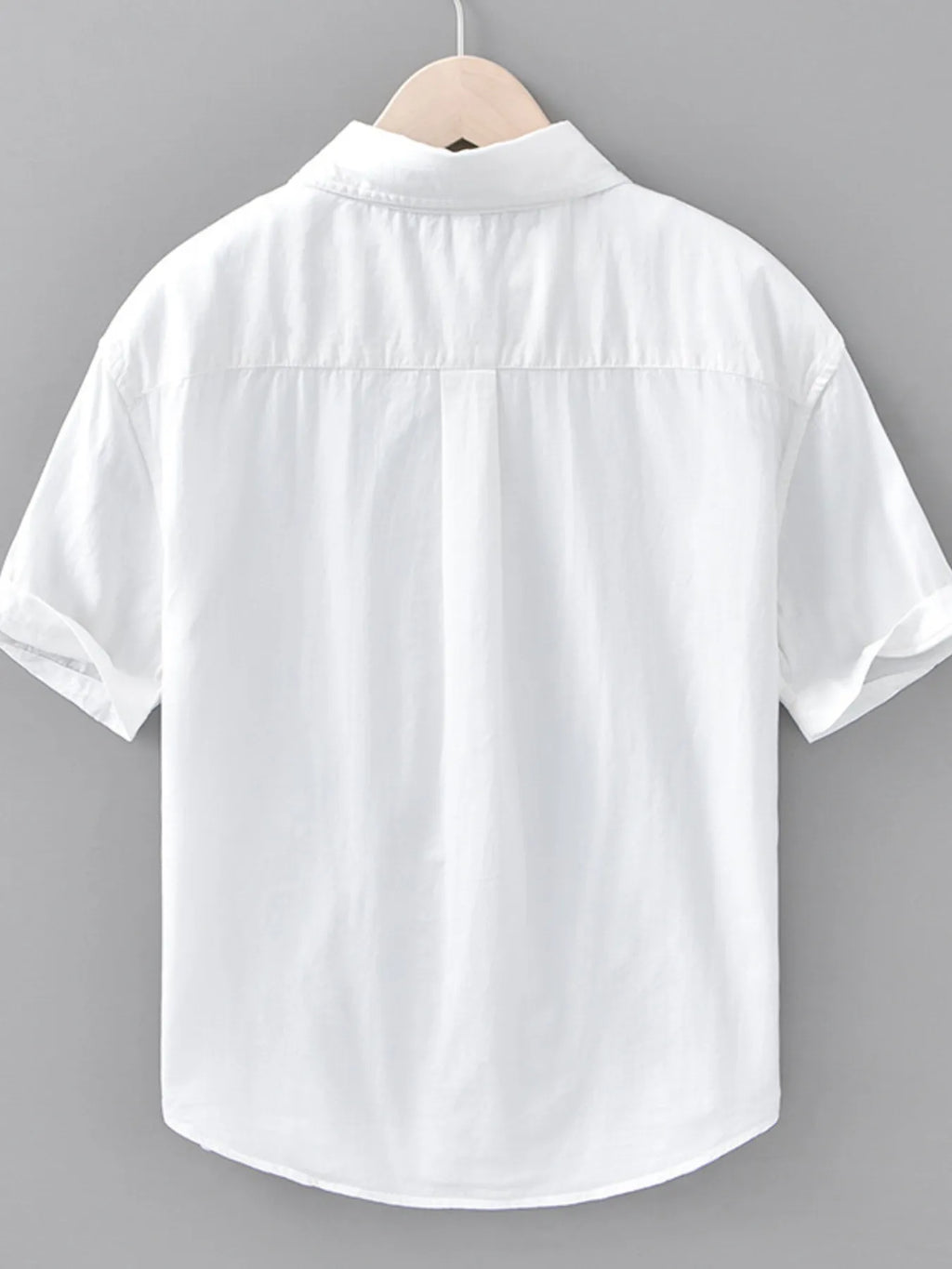 Men's Plus Size Button Up Short Sleeve Shirt