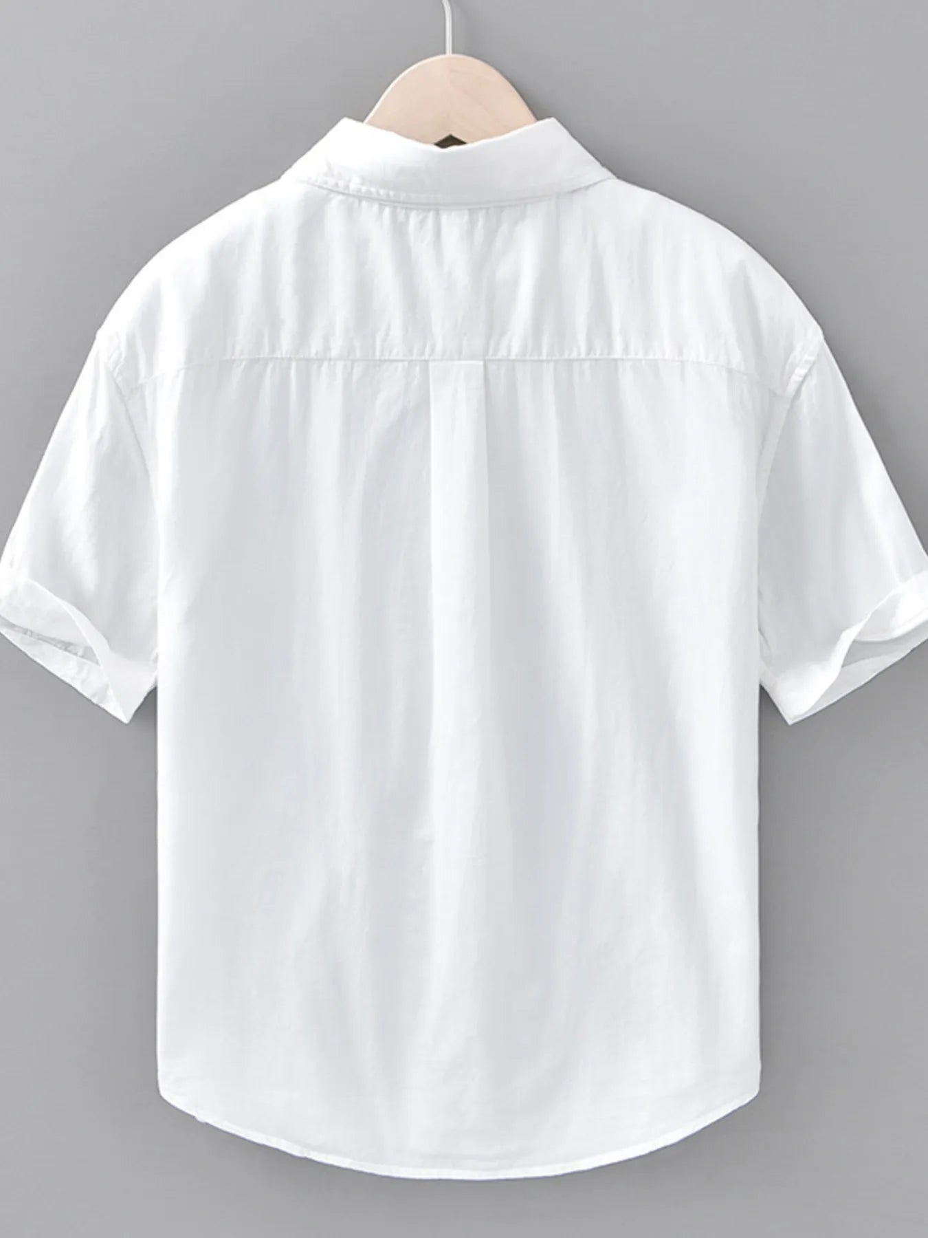 Men's Plus Size Button Up Short Sleeve Shirt