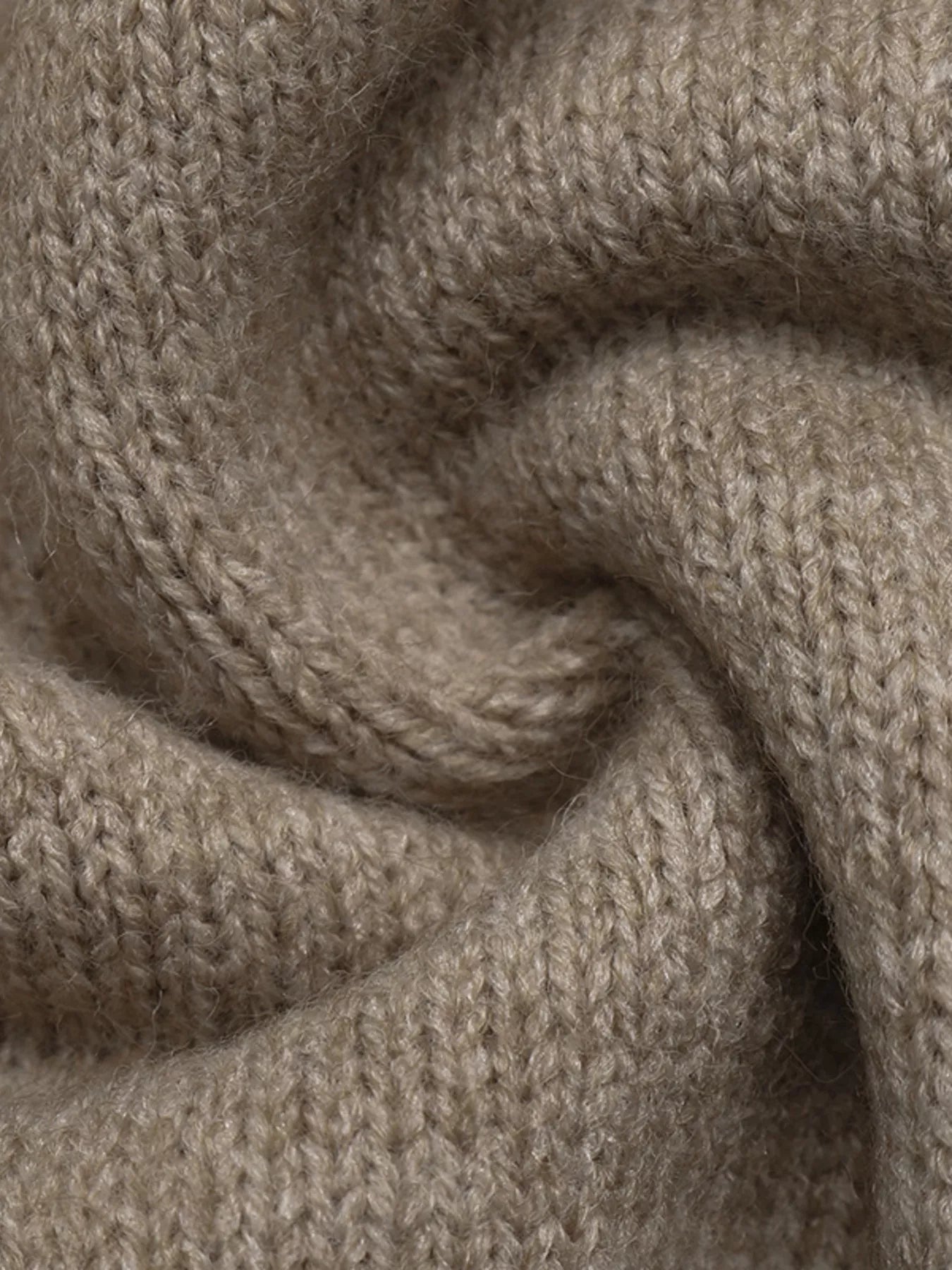 Dropped Shoulder Long Sleeve Sweater