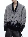 Men's Plus Size Long Sleeve Loose Fit Sweater