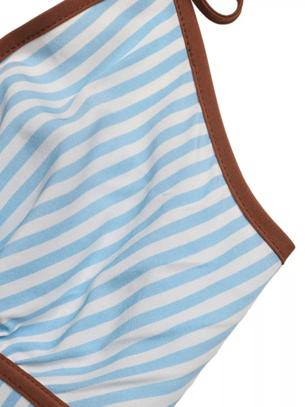 Striped Halter Neck Romper