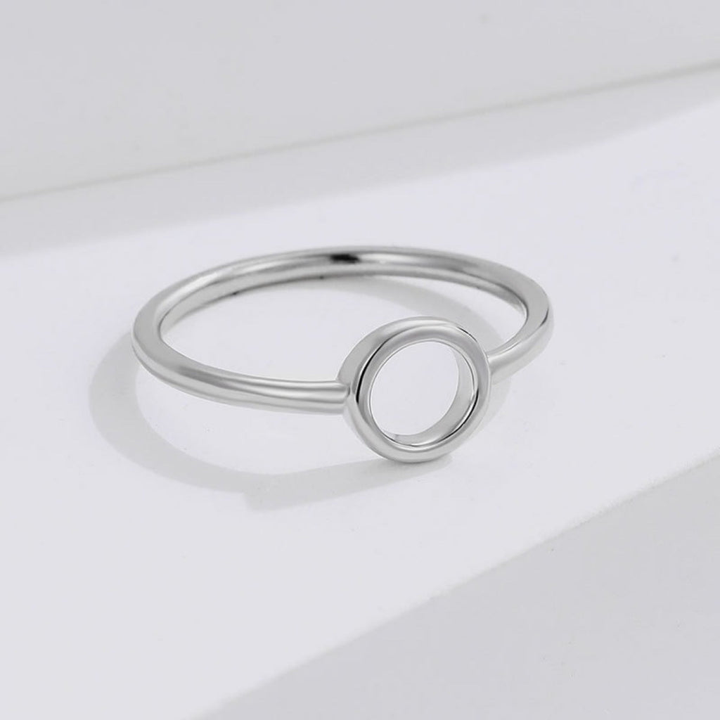 925 Sterling Silver Circle Ring