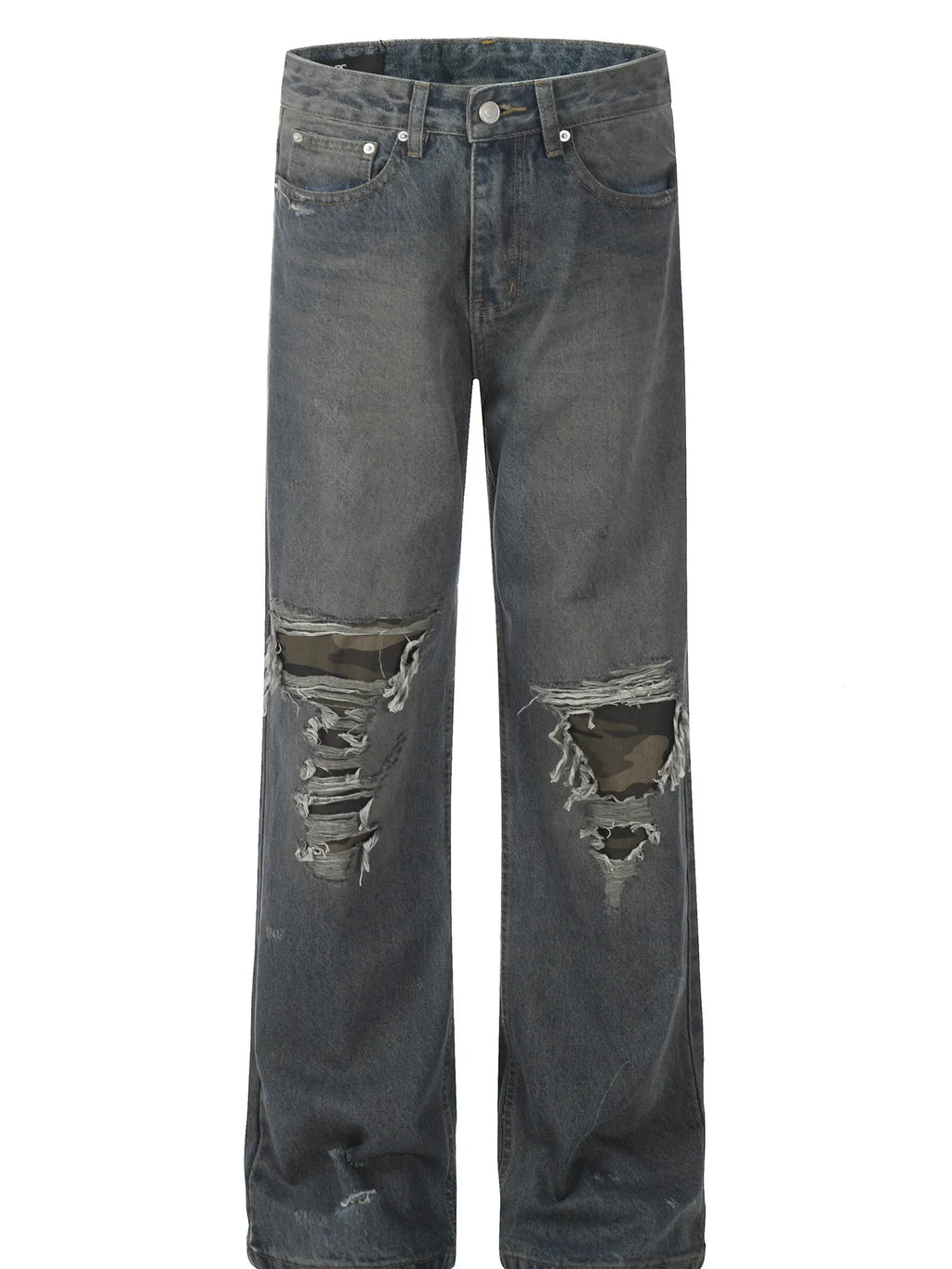 Men's Distressed Loose Fit Jeans