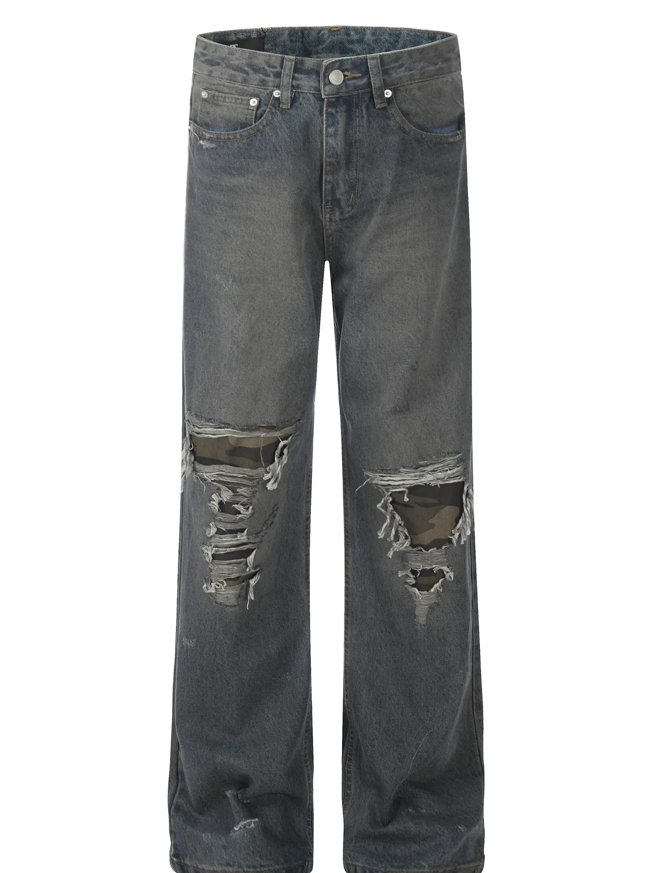Men's Distressed Loose Fit Jeans