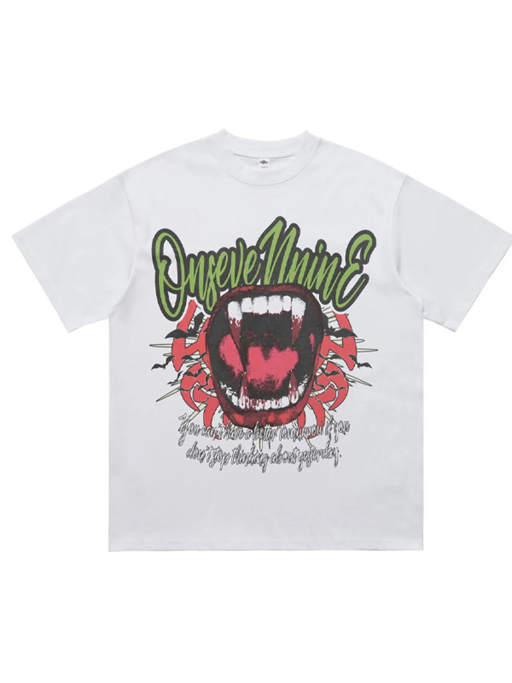 Men's Graphic Round Neck Oversized T-Shirt