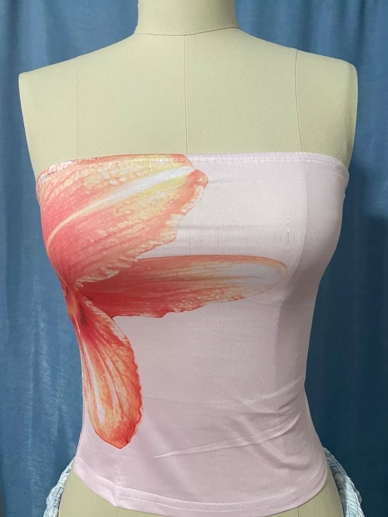 Flower Tube Top