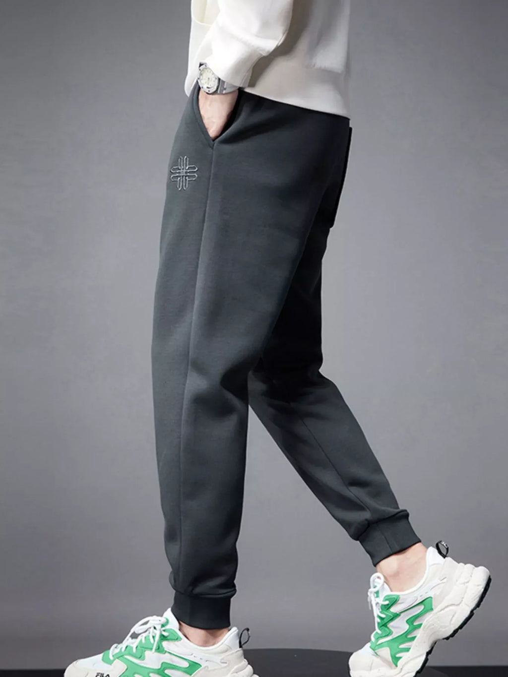 Men's Drawstring Joggers with Pockets