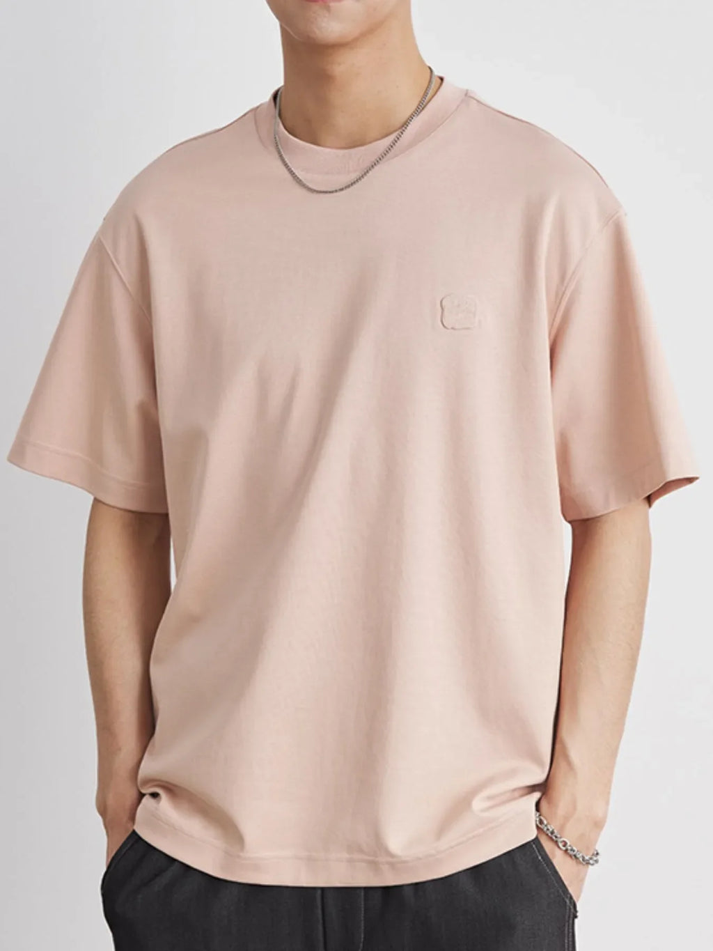 Men's Plus Size Round Neck Short Sleeve T-Shirt