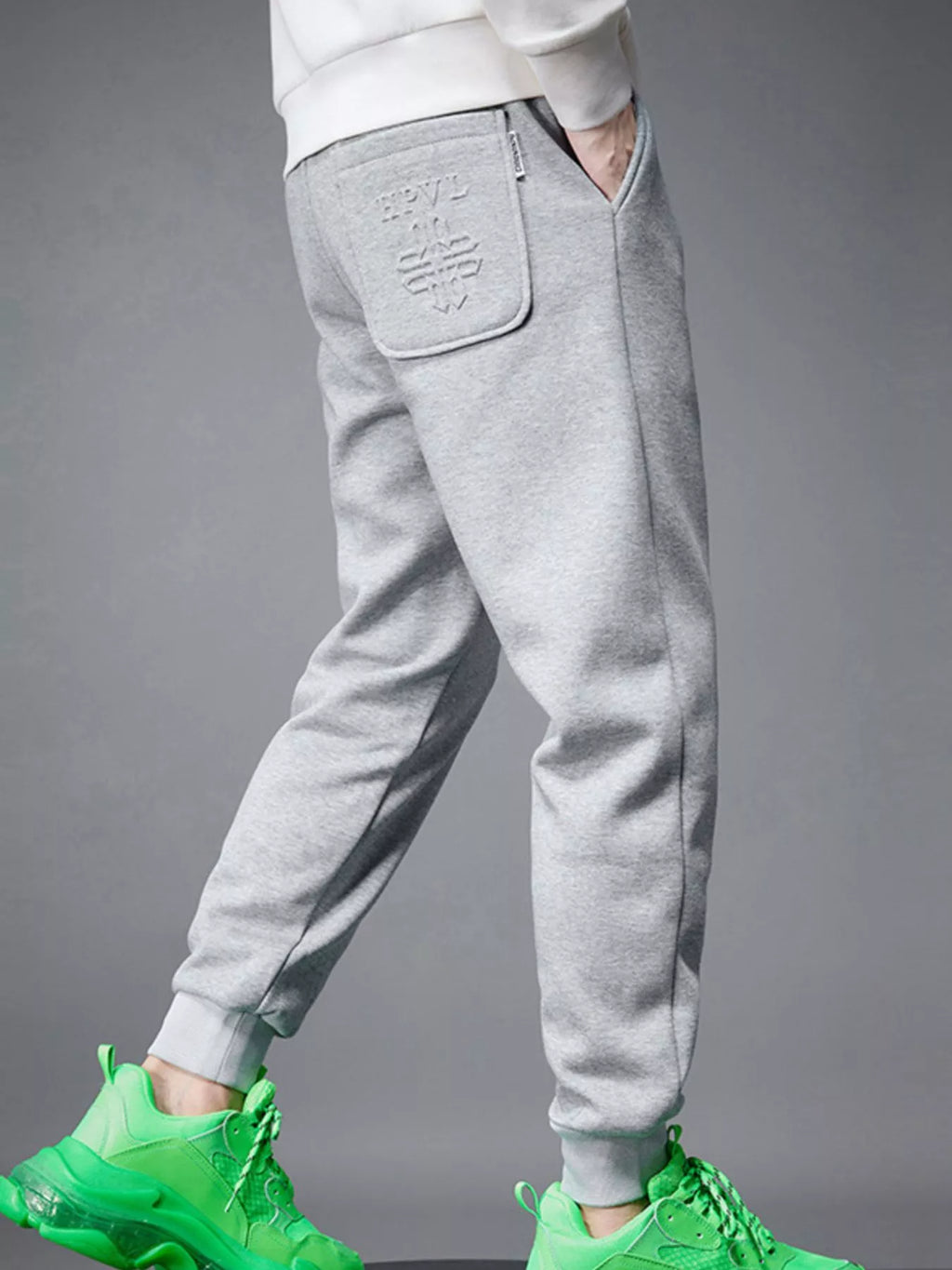 Men's Drawstring Joggers with Pockets