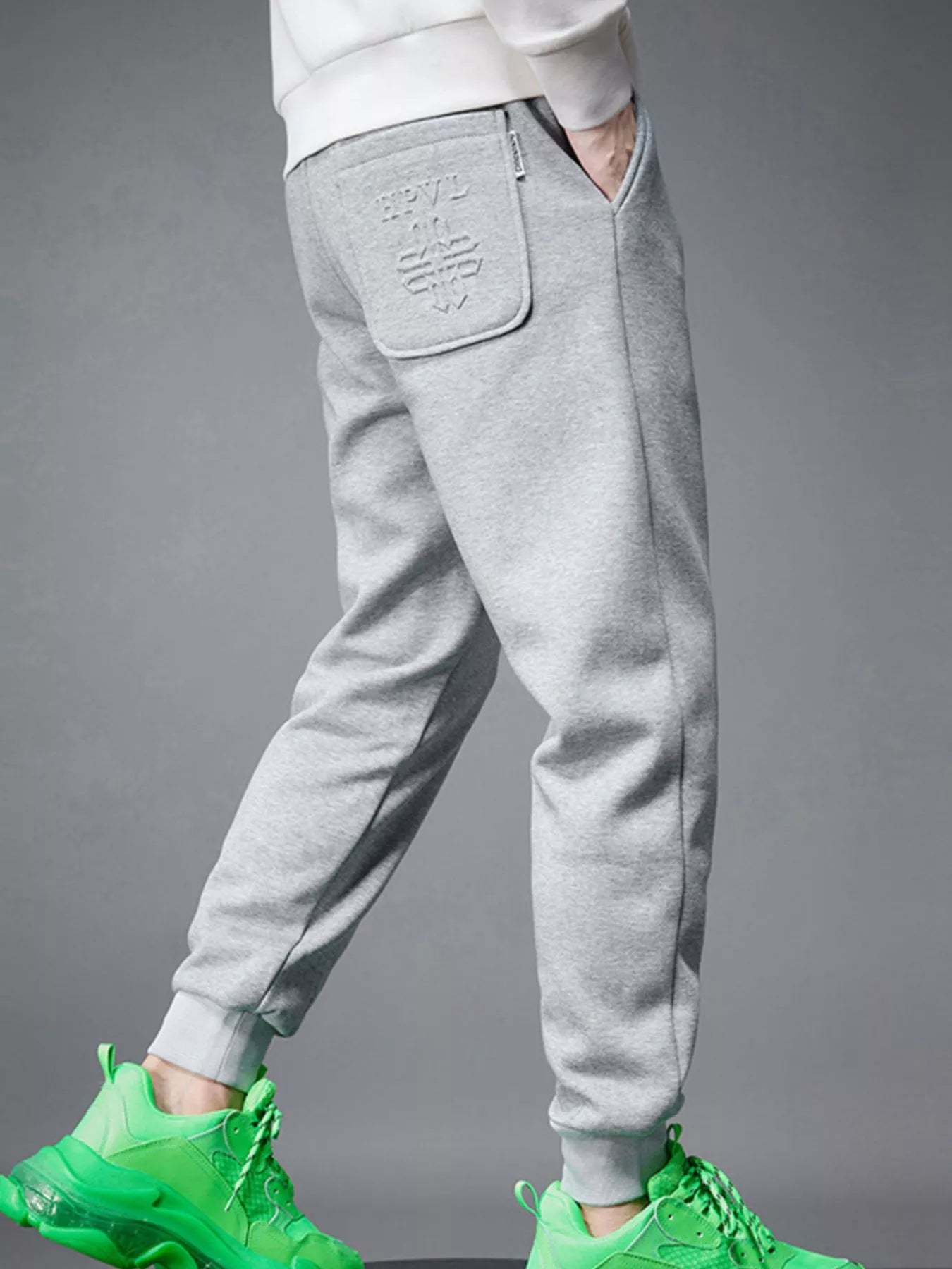 Men's Drawstring Joggers with Pockets