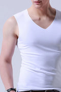Men's Plus Size Basic Style V-Neck Tank