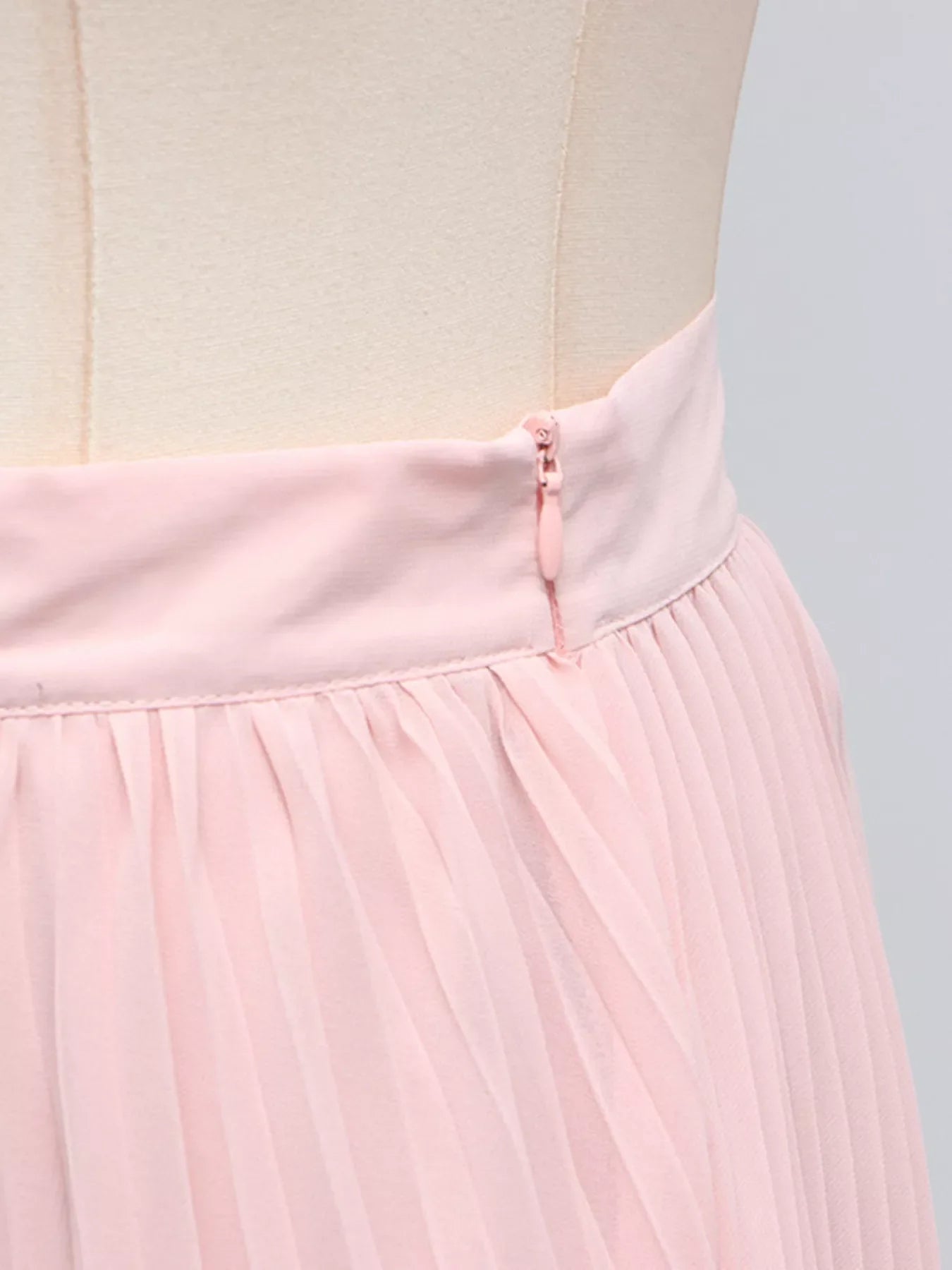 Frill Lapel Collar Top and Pleated Skirt Set