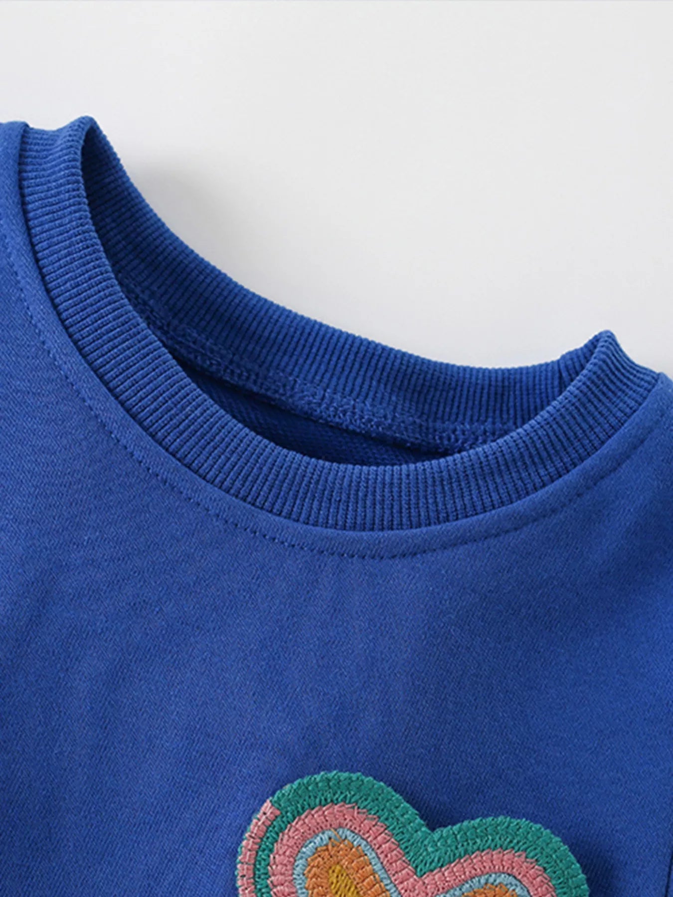 Children's Heart Round Neck Tee and Shorts Set
