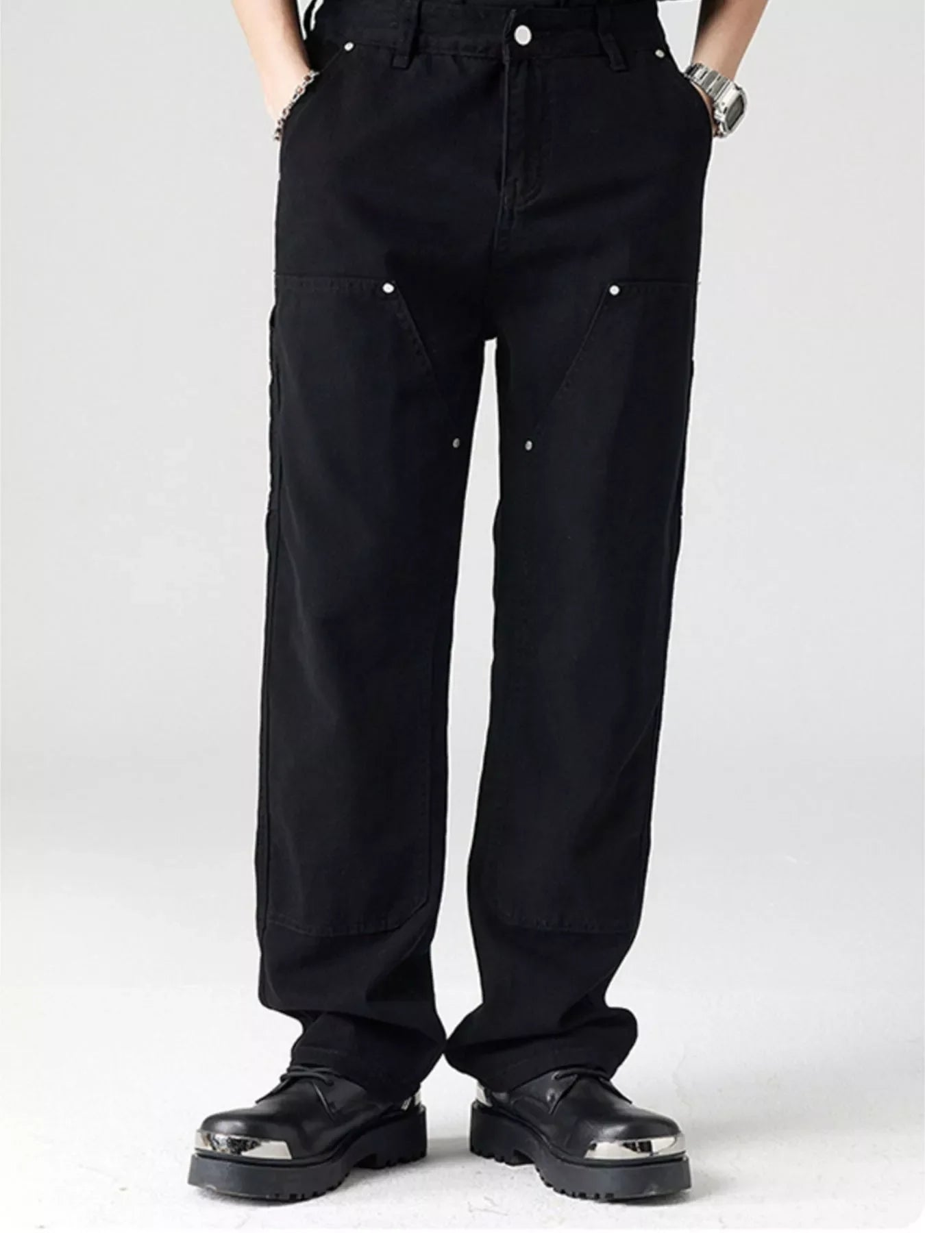 Men's Wide-Leg Relaxed Fit Jeans