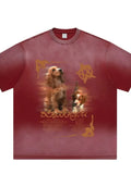 Men's Graphic Round Neck Short Sleeve T-Shirt
