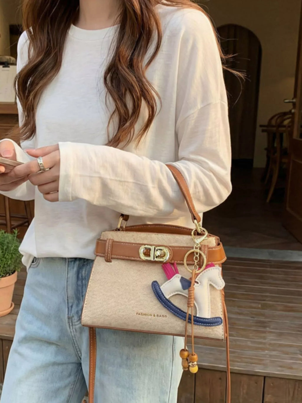 PU Leather Crossbody Bag