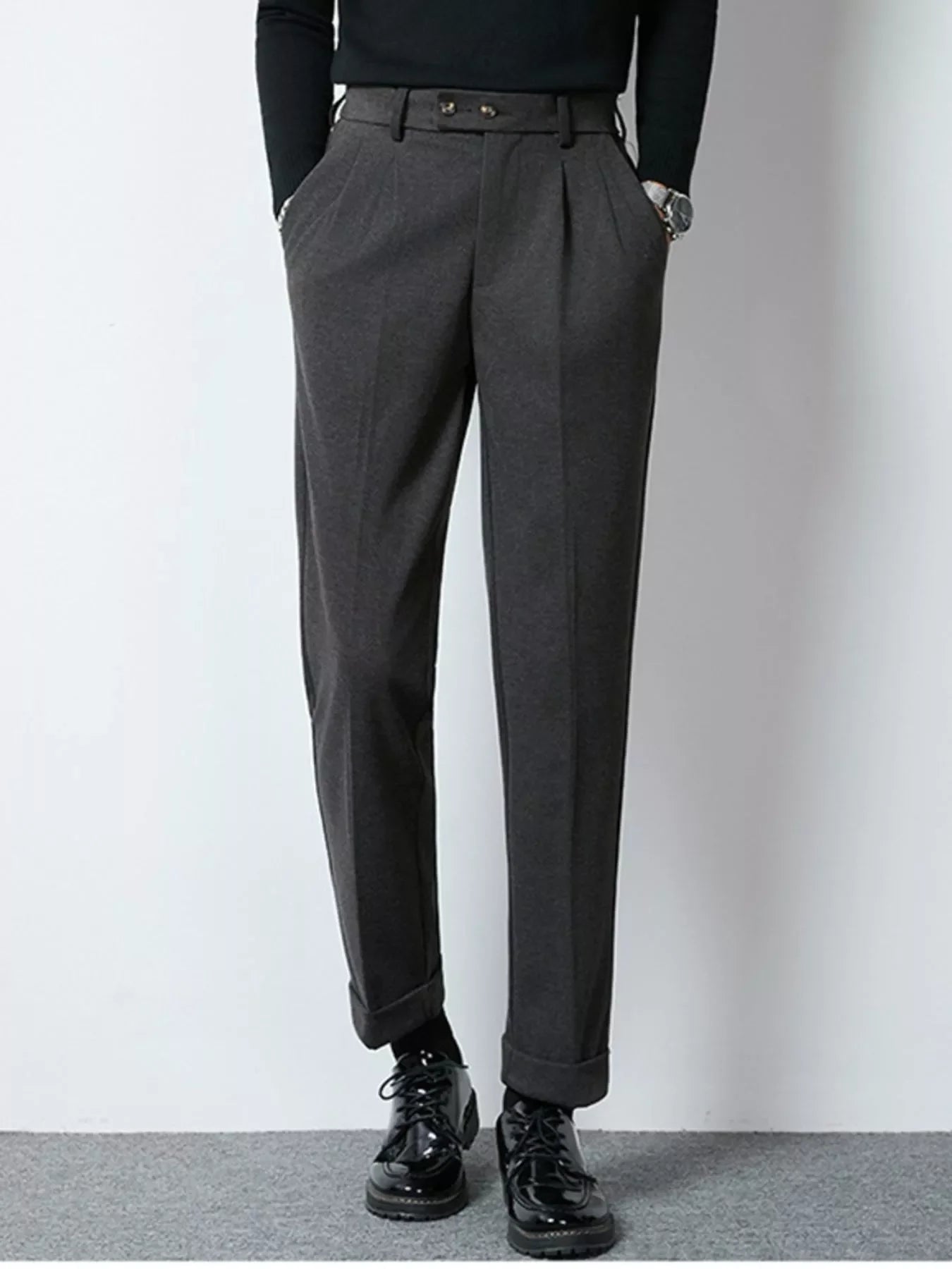 Men's Pleated Dress Pants