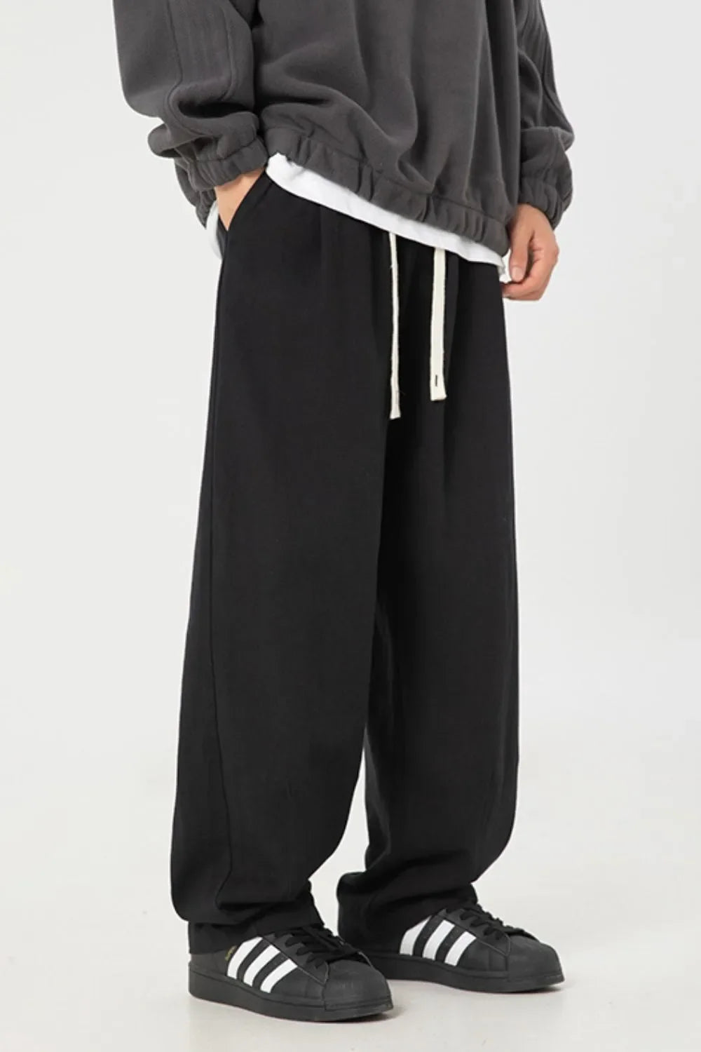 Men's Plus Size Drawstring Pants