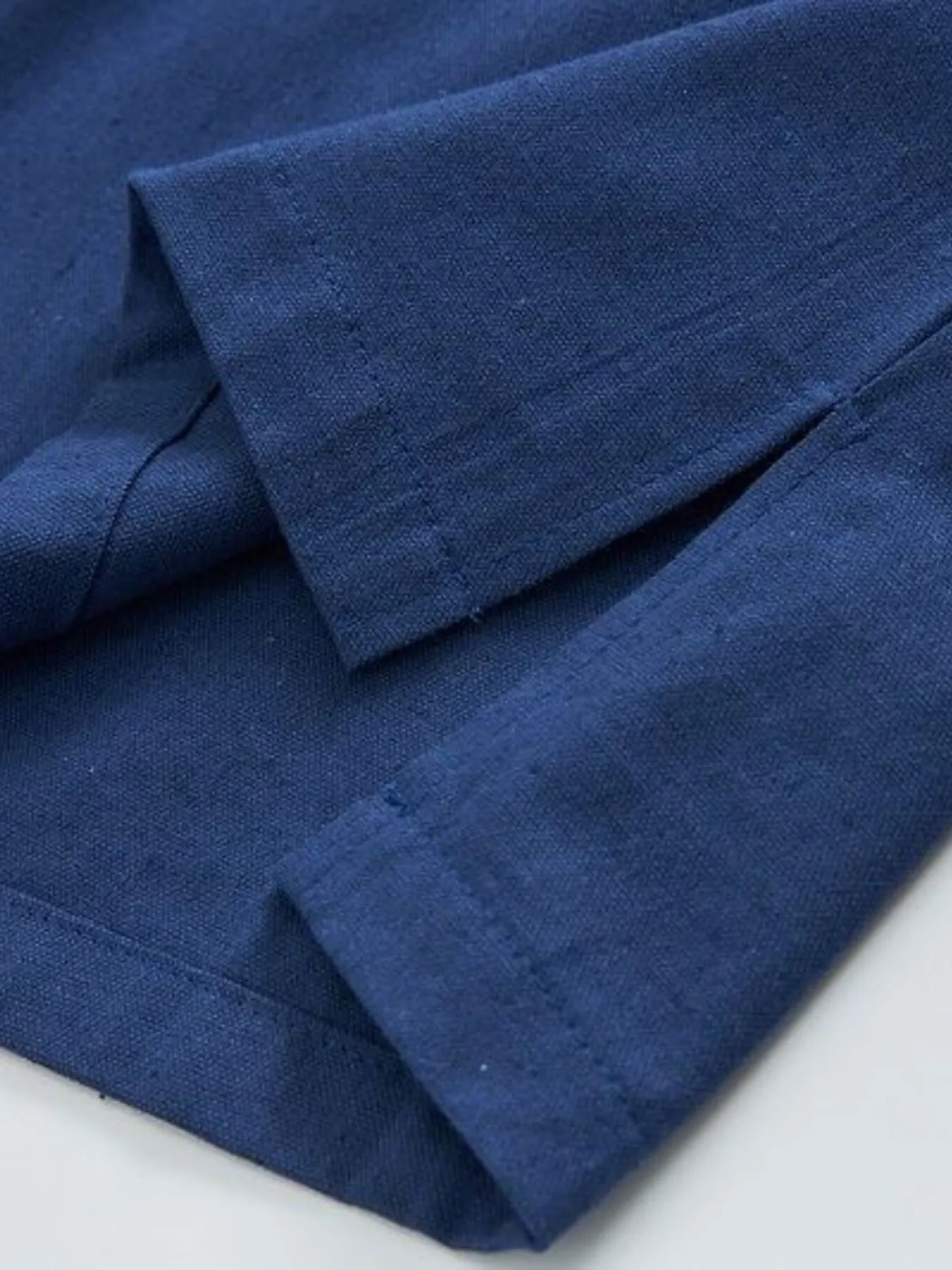 Men's Plus Size Button Detail Short Sleeve Blouse