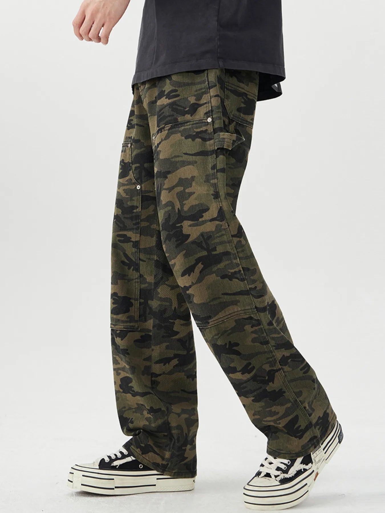 Men's Camouflage Loose Fit Jeans