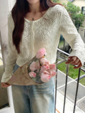 Lace Lightweight Button Up Cardigan