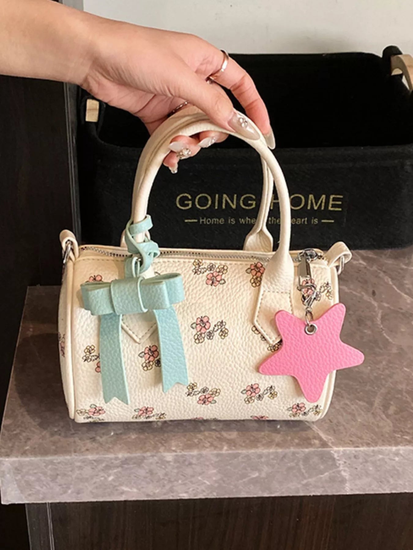 Floral Print Crossbody Bag