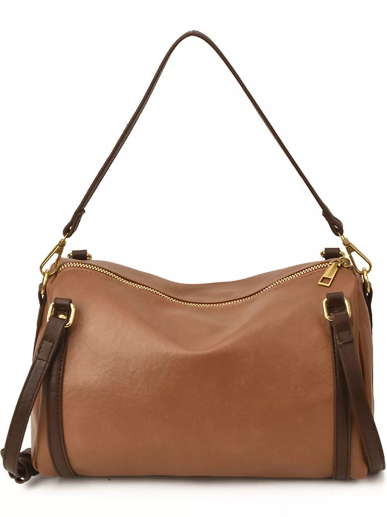 Vintage Style Barrel Crossbody Bag