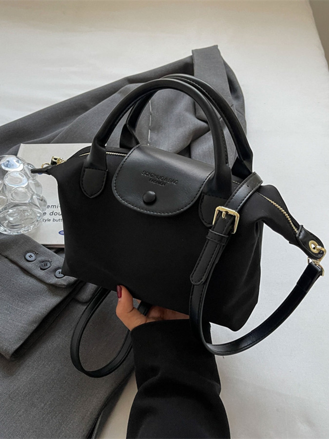 Top Handle Crossbody Bag