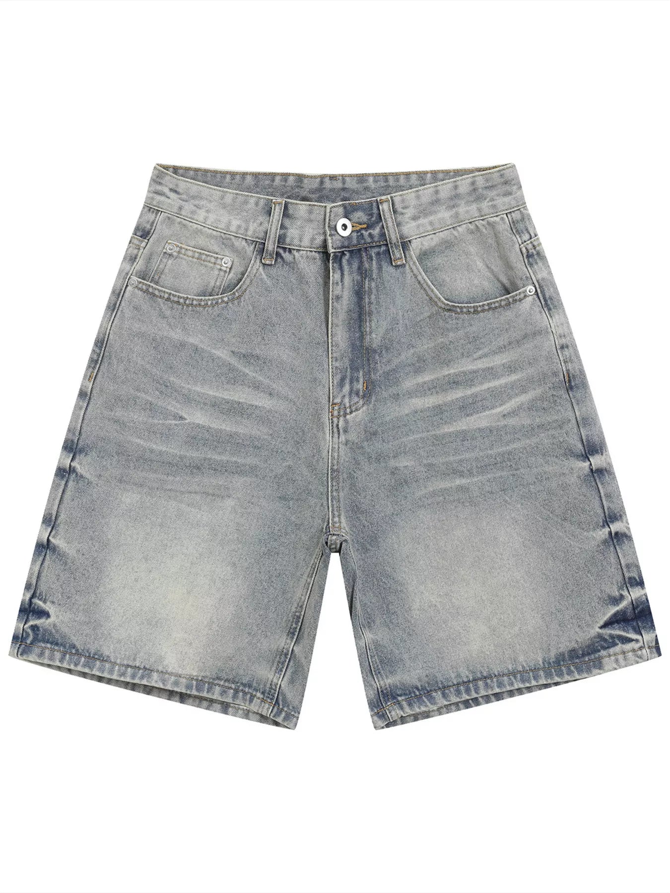 Men's Wash Relaxed Fit Denim Shorts