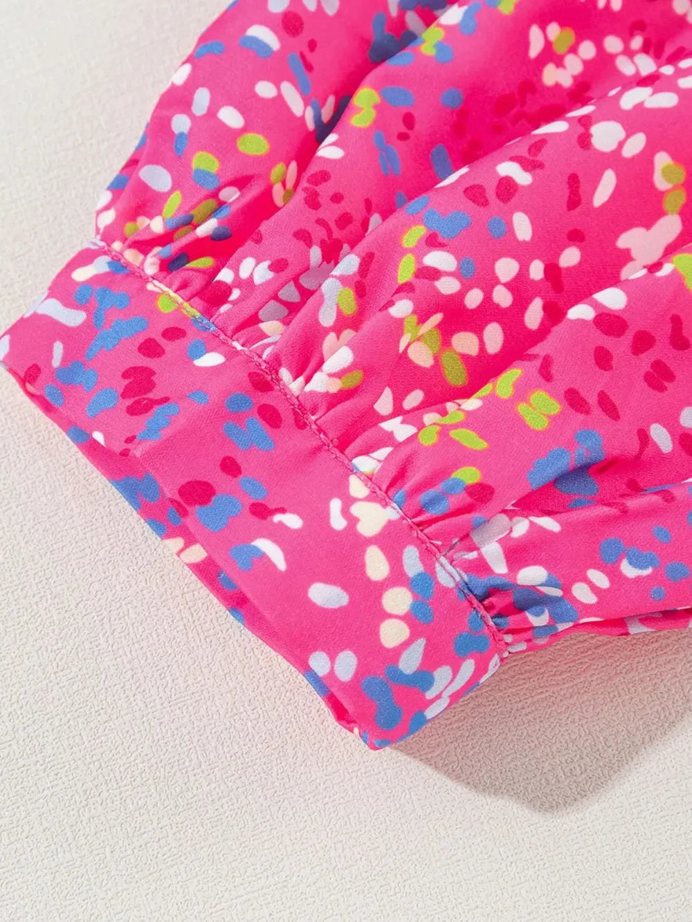 Printed Long Sleeve Blouse