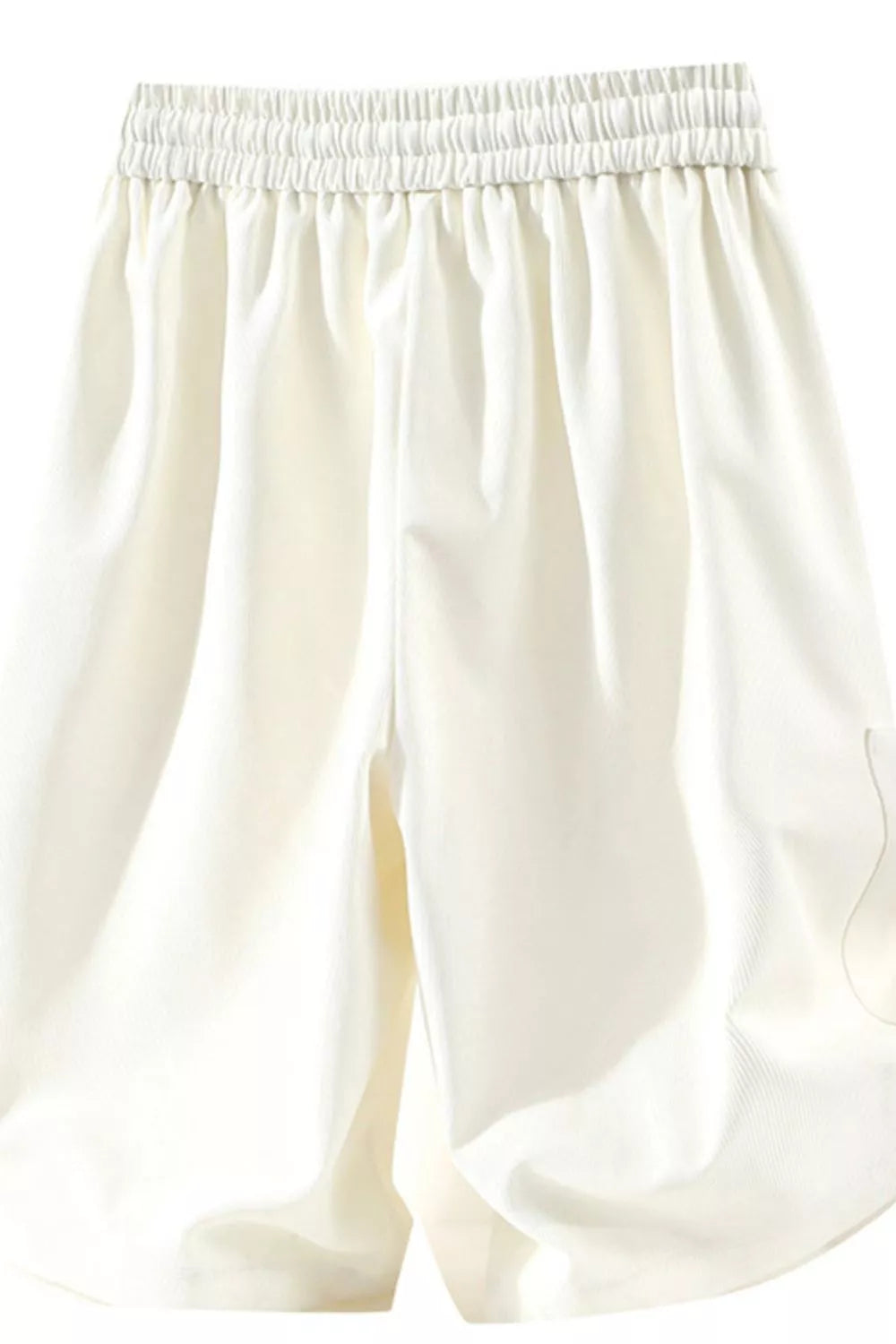 Men's Plus Size Drawstring Pocketed Shorts